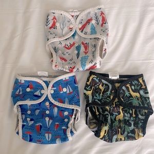 Thirsties duo wrap size 2, lot of 3 diaper covers